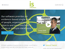Tablet Screenshot of infoshare-is.com
